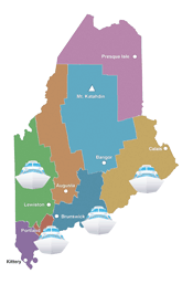 Ferry's Region Map